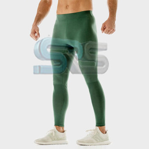 Leggings de Compresión para Hombre, Novedad 2025, Logotipo Personalizado, Secado Rápido, Pantalones Deportivos de Entrenamiento, Venta al Por Mayor a Precio Económico - Product Image 5