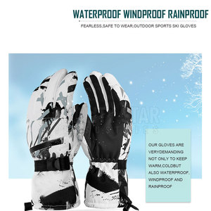 Custom logo Winter Outdoor Skiing <b>Gloves</b> Heated Waterproof Winter Snowboard <b>Ski</b> <b>Gloves</b> - Product Image 3