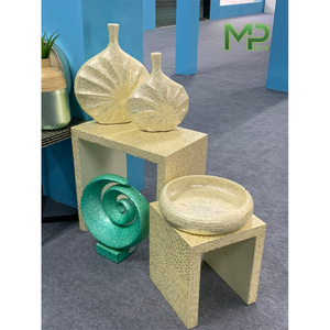 Haute Qualité Bambou Matériel Shell Vases Naturel Décor À La Maison Pots De Fleurs et Jardinières Usine Directe En Gros Du Vietnam - Product Image 2