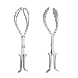 Forceps d'obstétrique Wrigley en gros, acier inoxydable allemand, instruments de gynécologie, forceps d'obstétrique Simpson - Product Image 3