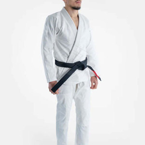 Customized Men's Judo Uniform Sets Front Logo Breathable Lightweight 100% Cotton Martial Arts Training - Product Image 1