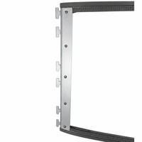 Rideau de porte magnétique en PVC transparent à fermeture automatique, isolation thermique, anti-insectes pour entrepôt frigorifique LANGFANG WANMAO
