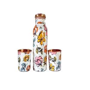 Top Trending copper <b>water</b> <b>bottle</b> for office gym travel leak-proof design and Ayurvedic health features <b>Customized</b> Sizes Shape - Product Image 4