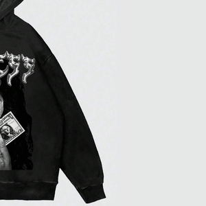 High Quality Men's DTF Pullover Hoodies Polyester/Cotton Quick Dry Breathable <b>Fleece</b> <b>Thermal</b> Wear Pocket Winter Customizable New - Product Image 6