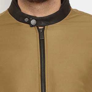 Chaqueta Bomber con Capucha y Cuello Alto de Lona Personalizada 2025, Cortavientos de Invierno para Hombre, Estilo Urbano, Nuevo Diseño, Forro de Algodón - Product Image 2