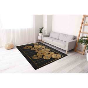 Metallic Floral <b>Chenille</b> <b>Rug</b>: Modern Accent <b>Rug</b> - Product Image 5