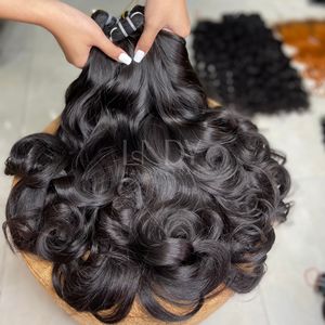 Paquets d'extensions de cheveux humains ondulés naturels du Vietnam au prix de gros - Product Image 5