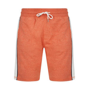 Nuevos pantalones cortos de lana de algodón naranja para hombre con rayas con cordón elástico Jogging Gym Lounge Joggers pantalones cortos de verano - Product Image 2