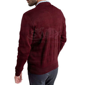 เสื้อสเวตเตอร์ผ้าผสมน้ำหนักเบา ถักนุ่ม สวมใส่สบาย อุ่นสบาย สำหรับฤดูใบไม้ร่วงและฤดูหนาว แฟชั่นใหม่สำหรับผู้ชาย - Product Image 4