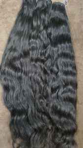 100% faisceaux de cheveux humains de couleur naturelle extensions de cheveux humains de couleur naturelle - Product Image 2