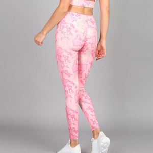 <b>Leggings</b> Yoga Wear Mid Waist Breathable Lightweight Eco-Friendly Stretchy <b>Women</b> Sportswear OEM Service for Adults - Product Image 5