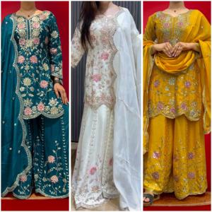 Salwar Kameez pakistanais polyvalent avec broderie traditionnelle et tissu riche pour les occasions spéciales aux meilleurs prix - Product Image 6