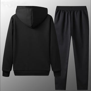 Conjunto Deportivo de Invierno para Hombre, con Capucha y Forro Polar Grueso, para Gimnasio, Fitness y Entrenamiento - Product Image 4