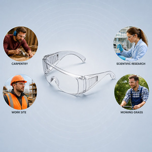Lunettes de sécurité 100 % coupe-vent pour hommes, en stock usine, pour sports de plein air, ski et moto tout-terrain, protection oculaire - Product Image 6