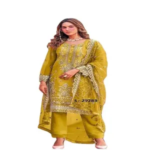 全球供应商和出口商的最新巴基斯坦服装时尚阿拉伯服装女性Salwar Kameez