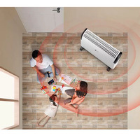 Chauffage d'appoint électrique instantané portable à brancher, radiateur convecteur pour l'hiver 750W/1250W/2000W