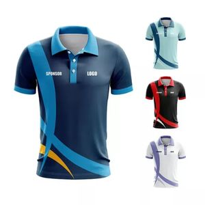 Homme Décontracté Confortable Séchage Rapide Sublimation pour Chemise Bas Prix Jersey Logo Personnalisé Col Tourné Imprimé Compressé Haut - Product Image 3