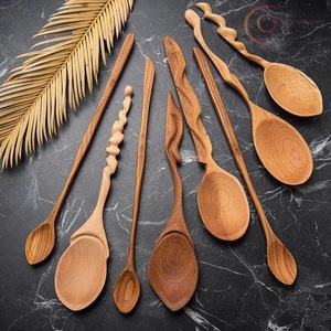 Juego de Cubiertos de Madera Premium, Alternativa Ecológica a los Utensilios de Plástico y Acero - Product Image 5