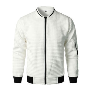 Chaqueta Bomber de carreras bordada personalizada para hombre, ropa de calle informal, chaqueta de hombre estilo motocicleta Vintage para invierno, servicio OEM - Product Image 1