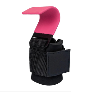 Crochets de musculation robustes, sangles de poignet pour la musculation, support de préhension pour soulevés de terre, tractions, shrugs, crochets de musculation - Product Image 2