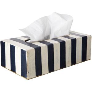 Cubierta de caja de pañuelos de madera decorada con madreperla de lujo con incrustaciones de hueso fino para oficina y sala de estar - Product Image 4