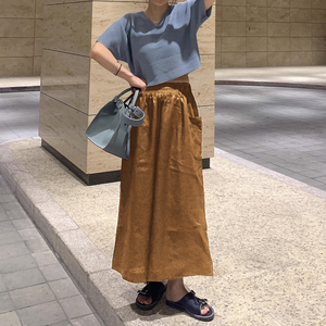 Pantaloni larghi oversize da donna Nirebo in lino Premium 100% Cool estate - Product Image 3