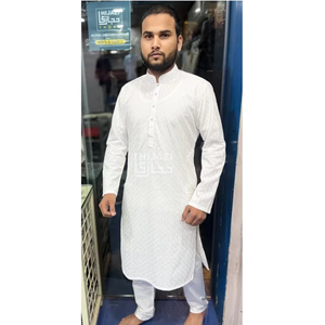 ชุดนอนคอกลมแขนยาวถึงเข่าสำหรับงานปาร์ตี้อินเดียและปากีสถาน - Product Image 1