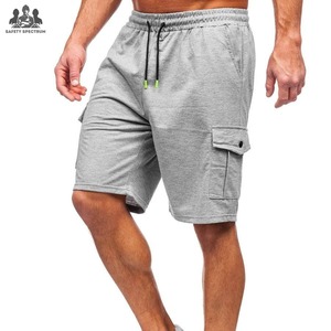 Shorts cargo pour homme, style streetwear, 100% coton, mi-longueur |   Vêtements de travail robustes |   Fermeture à boutons |   Séchage rapide, respirant |   En vrac - Product Image 2