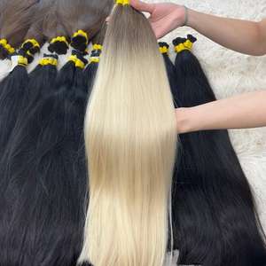Le plus chaud Ombre Couleur Naturel Droite En Vrac Cheveux Grand Stock Haute Qualité Vierge Cheveux 100% Vierge Cheveux Vietnamien Raw Hair Genius - Product Image 4