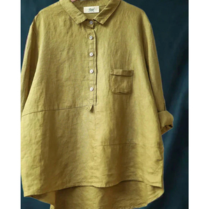 เสื้อเชิ้ตแขนยาวคอลเลคชั่นใหม่ ฤดูใบไม้ผลิ 2025: เสื้อเชิ้ตผู้หญิงสไตล์ฮาวาย พิมพ์ลายทันสมัยและอินเทรนด์ - Product Image 3