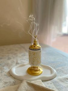 Diffuseur 2025 Nouveau Brûleur à Bakhoor en Bois Brûleur à Encens Madhkan Brûleur à Oud Arabe Haute Qualité Luxe Parfum d'Ambiance Naturel Ramadan - Product Image 2