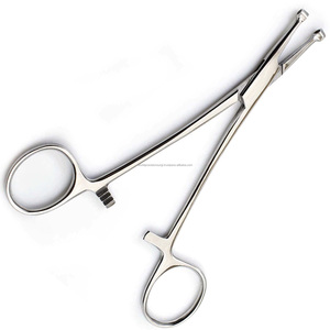 Pince manuelle en acier inoxydable chirurgical pour piercing de septum, outil professionnel de perçage corporel, certifiée ISO13485, réutilisable - Product Image 5