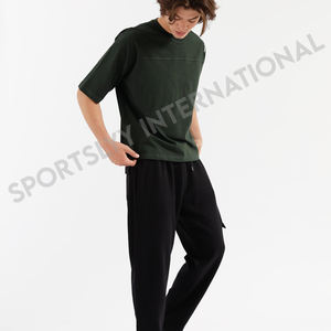 เสื้อยืดผู้ชายคุณภาพสูง สวมใส่สบาย ลายพิมพ์ไม่ซ้ำใคร สไตล์ลำลอง ผ้าเจอร์ซีย์ ลายเรียบ 100% ผ้าฝ้าย เสื้อเจอร์ซีย์เปล่าสำหรับสกรีนลายเอง - Product Image 5