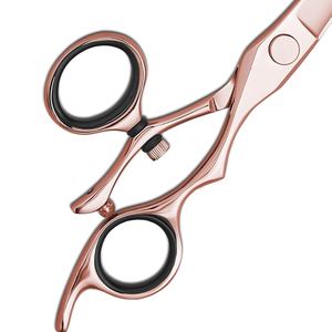 Tijeras de peluquería de salón, Tijera con mango giratorio, Barbrshop Beauty, tijeras de pelo de 2 agujeros, logotipo personalizado - Product Image 2