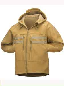 Nouvelle veste softshell tendance personnalisée pour homme, coupe-vent, imperméable, logo personnalisé chaud, veste softshell chaude pour homme - Product Image 2