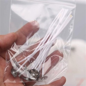 Mèches en coton tressées plates auto-coupantes pour bougies, pour une flamme stable dans les bougies piliers et les bougies en cire d'abeille - Product Image 3