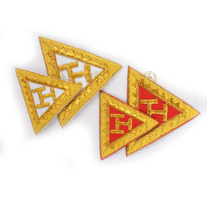 ชุดเครื่องประดับเข็มกลัดติดหน้าอกสีทองและสีเงิน - Product Image 4