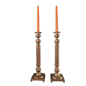 Portavelas de metal chapado en oro de primera calidad, estilo moderno, iluminación interior, soporte de candelita para fiestas de cumpleaños de Navidad, el mejor precio - Product Image 1