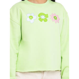 เสื้อสเวตเตอร์สวมหัวมีฮู้ดโอเวอร์ไซส์ของผู้หญิงเสื้อถักแบบลำลองสีพื้นเสื้อคอกลมเปิดไหล่สำหรับฤดูหนาวดีไซน์พิมพ์ลาย - Product Image 1