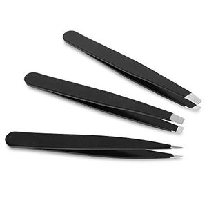 Pinzas para Cejas Rose Beauty, Herramientas de Maquillaje, Pinzas de Doble Punta, Pinzas para Cejas de Acero Inoxidable con Punta Inclinada de Doble Cara - Product Image 6