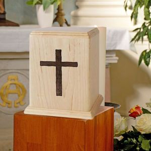 Natural Wood Handmade Modern Luxury Biodegradable Rectangle Urn Adults Pets Eco-Friendly Durable International Standard Quality - Product Image 6
