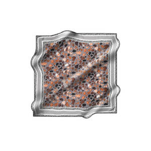 Luxury 100% Silk Twill Leopard Print Scarf for Autumn Winter - Product Image 1