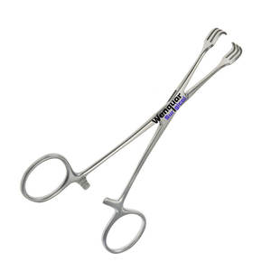 Pinzas para Amigdalas, Instrumento Quirúrgico Reutilizable para Amigdalectomía, Instrumento Quirúrgico Wenquar, Material Superior de Acero Inoxidable - Product Image 1