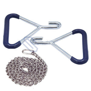 Cadena de acero inoxidable para uso veterinario, instrumentos quirúrgicos de 30 pulgadas con 2 asas, para granja veterinaria, CE - Product Image 1