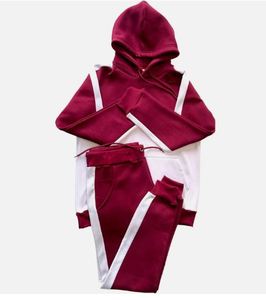 Survêtement de qualité supérieure en coton/polyester avec fermeture éclair intégrale, veste de sport à rayures bicolores pour homme, fermeture éclair et pantalon de survêtement - Product Image 6