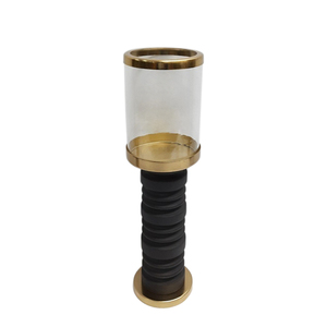 Dessus de table en bois et fer taille personnalisée décoration ouragans en fil de fer faits à la main avec design moderne lavage en fer noir pour Noël - Product Image 3