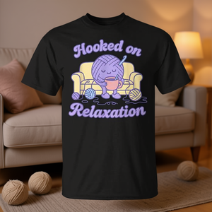 Camiseta para amantes del tejido con hilo de ganchillo para relajarse y para fundas de sofá - Product Image 3