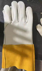 2025 Gants de protection Gants d'abrasion en cuir de vachette de haute qualité Gants de soudage de sécurité de qualité supérieure - Product Image 2