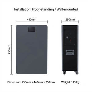 Pack de batteries LiFePO4 51,2 V 300 Ah 14,33 kWh pour stockage d'énergie domestique, système solaire ESS avec BMS - Product Image 6