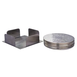 Premium Quality Industrial Grade Metal <b>Drink</b> <b>Coasters</b> with Felt Padding <b>for</b> Scratch Protection <b>for</b> Export Selling Price - Product Image 5
